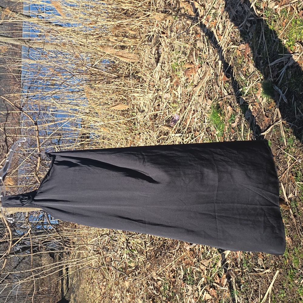 Gottex One-Shoulder Black Dress